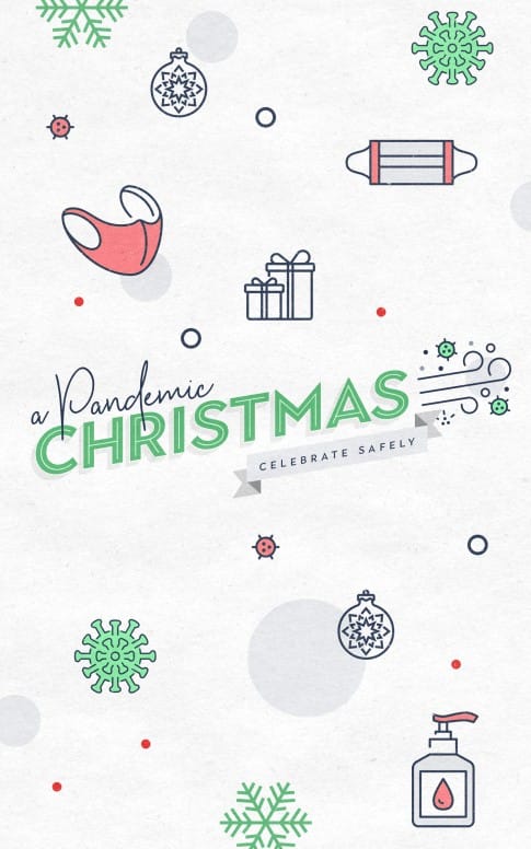 Pandemic Christmas Church Bifold Bulletin