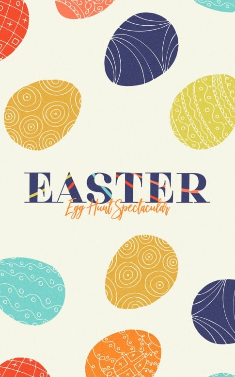 Egg Hunt Spectacular Bifold Bulletin
