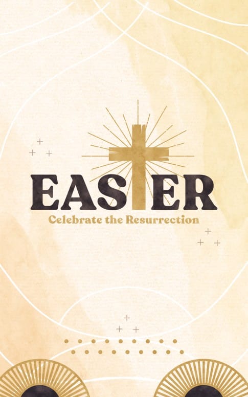 Easter Resurrection Church Bifold Bulletin