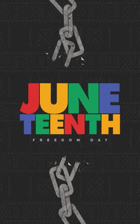 Juneteenth Freedom Church Bifold Bulletin