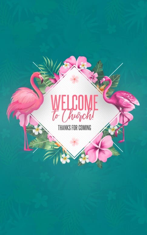 Flamingle Women's Group Church Bifold Bulletin