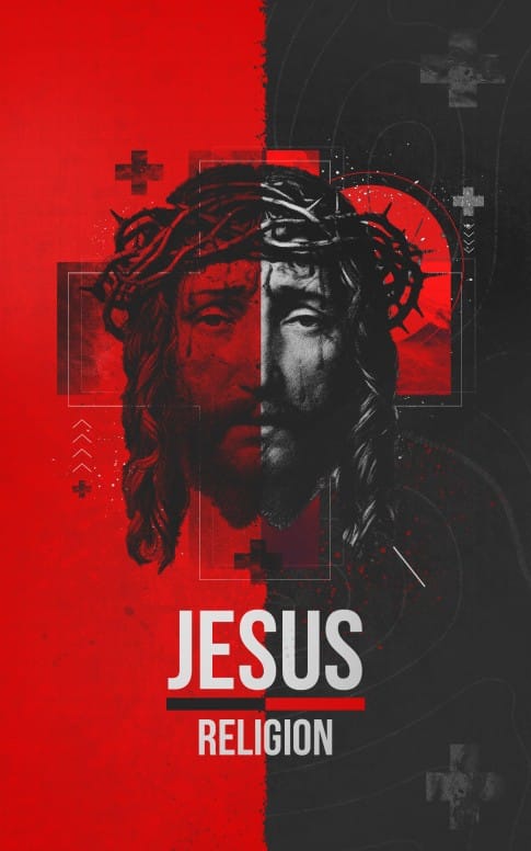 Jesus Over Religion Church Bifold Bulletin
