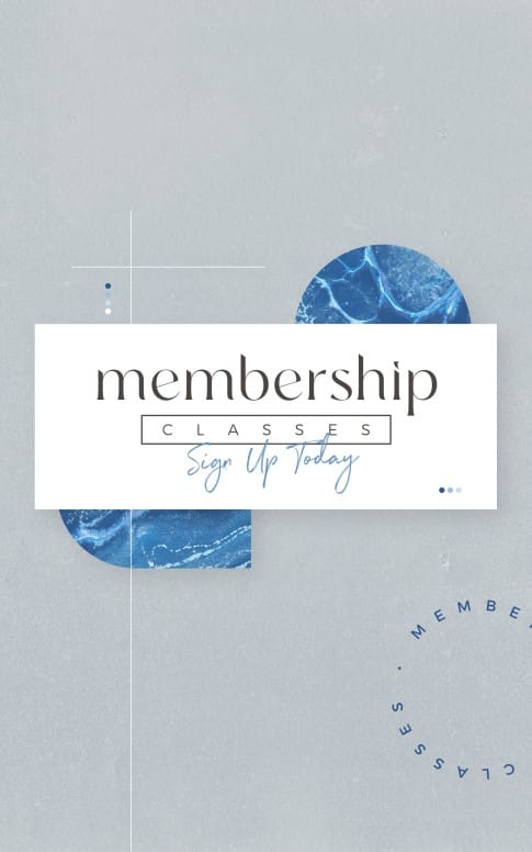 Membership Classes Pre Service Spring Bulletin Cover