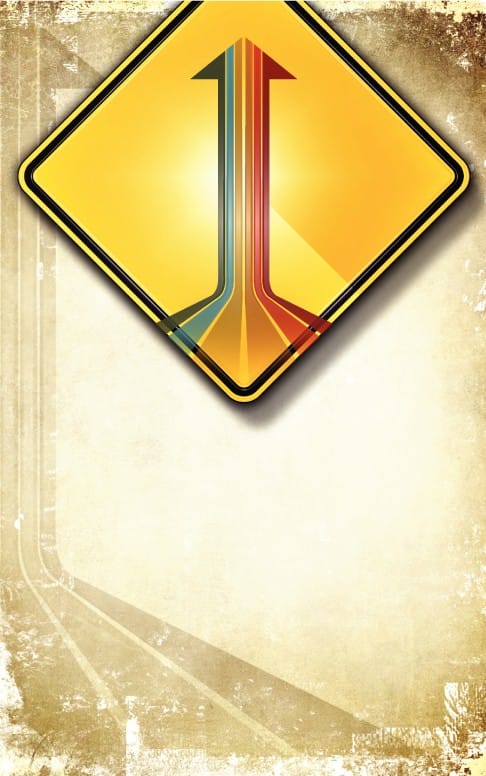 Road Sign Church Bulletin Cover