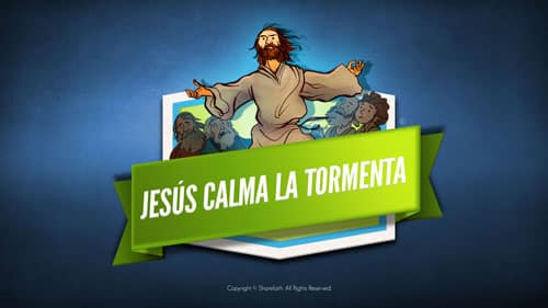 Jesús calma la tormenta Video de la Biblia