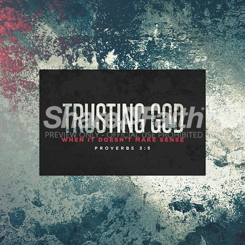 Trusting God Social Media Graphic