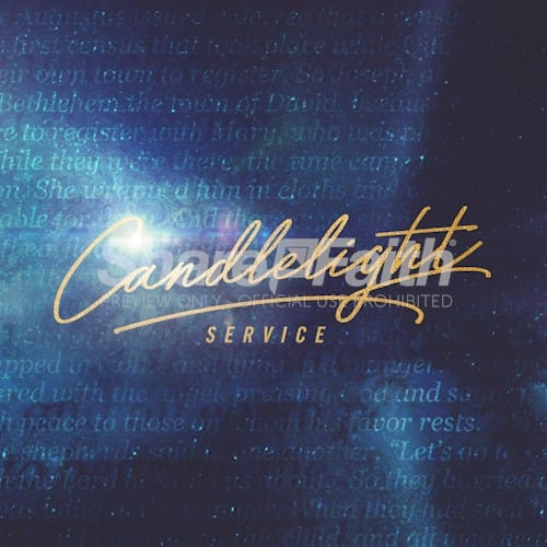 Candlelight Service Social Media Graphic