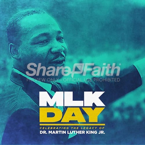 MLK Day Social Media Graphic