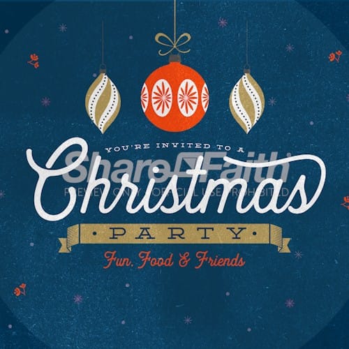 Christmas Party Social Media Image