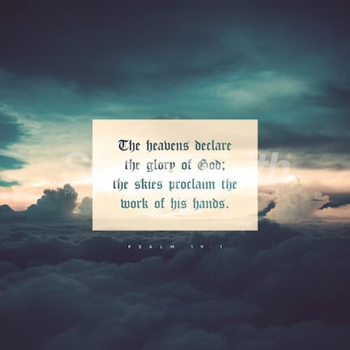 Psalm 19:1 Social Media Graphic