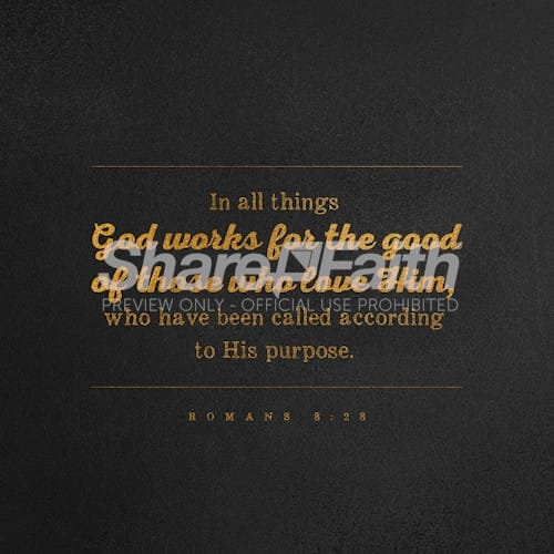 Romans 8:28 Social Media Graphic