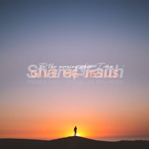 Give Me Jesus Social Media Graphic