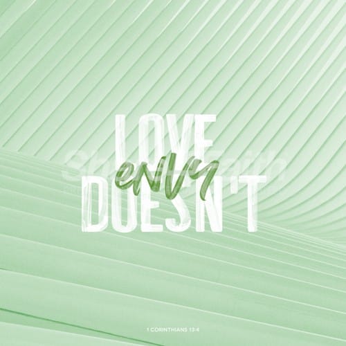 Love Doesn't Envy Social Media Graphic