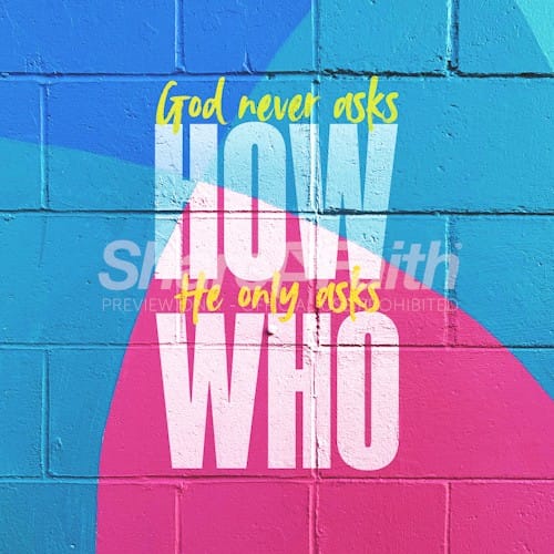 God Never Asks Social Media Graphic