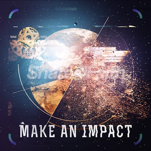 Make an Impact Church Sermon Social Media Graphic