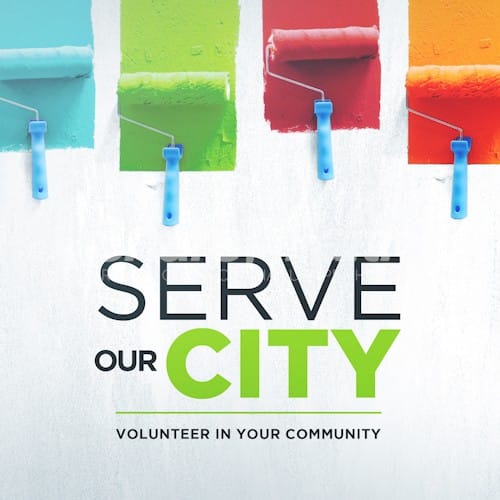 Serve Our City Social Media Graphic