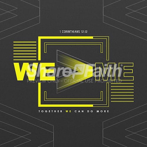 We > Me Church Sermon Social Media