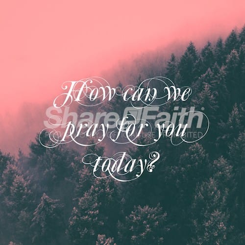 How Can We Pray For You Social Media Graphic