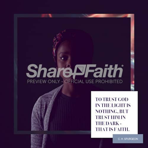Trust God Spurgeon Social Media Graphic
