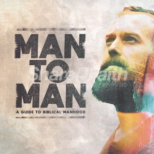 Man to Man Church Sermon Social Media Graphic