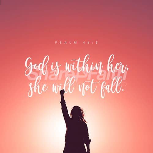God Is Within Her Powerful Social Media Graphic
