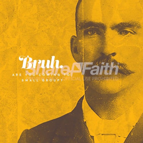 Funny Men's Small Group Social Graphic