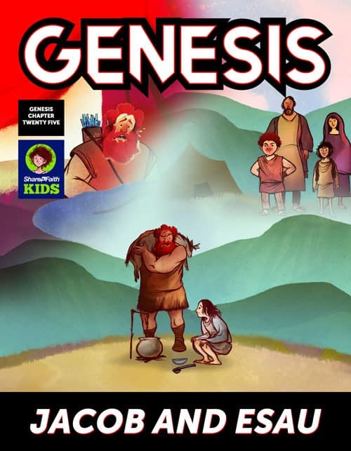 Story of Jacob and Esau Digital Comic
