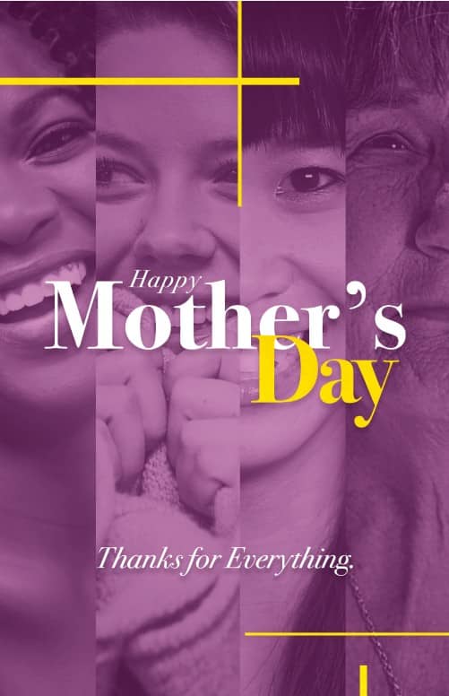 Mother's Day Blessing Church Bulletin