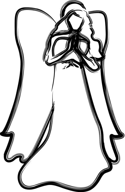Praying Angel Clipart