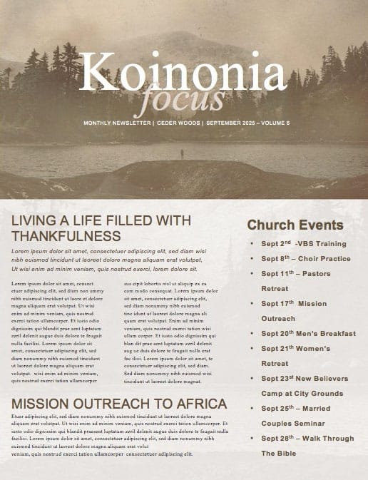 Into The Wild Church Newsletter