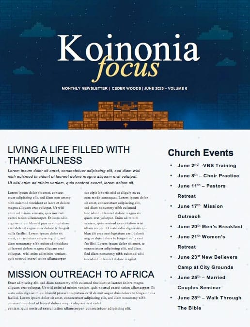 Level Up Church Newsletter