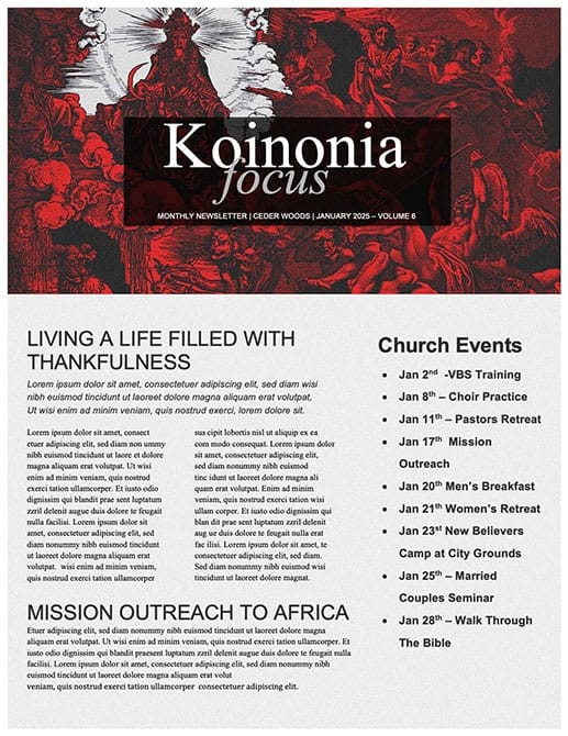 Revelation Church Newsletter