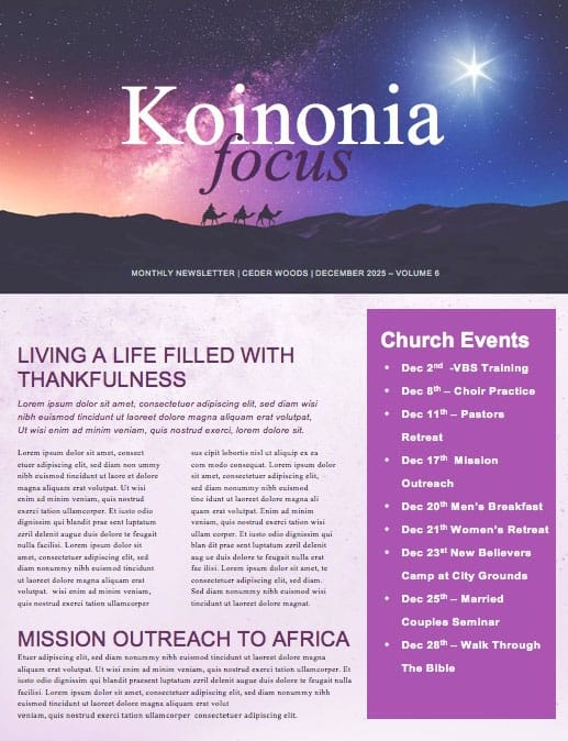 Wise Men Still Seek Him Christmas Newsletter