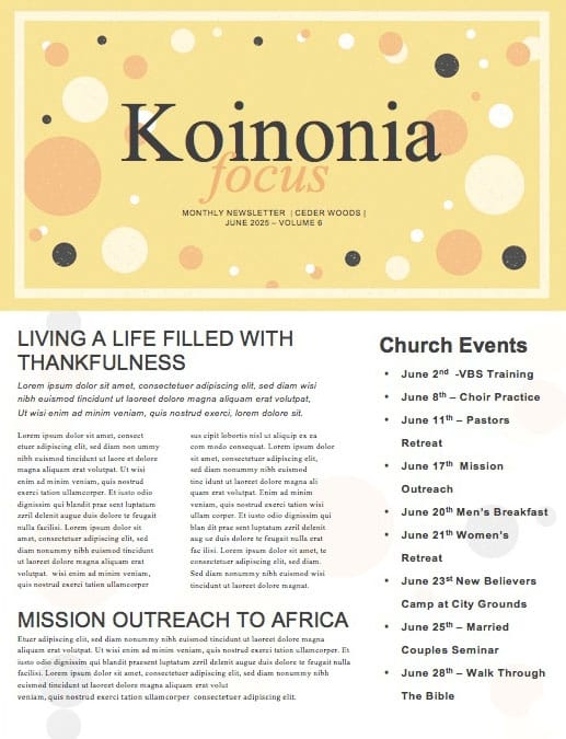 Dad Jokes Father's Day Church Newsletter