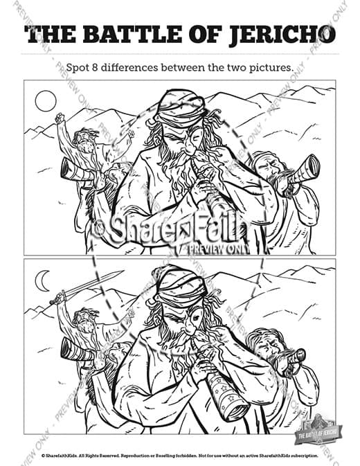 Walls of Jericho Kids Spot The Difference