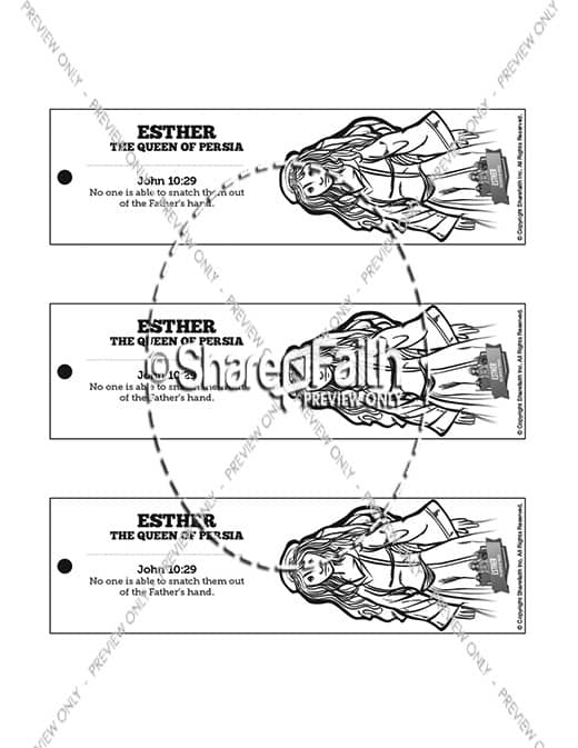 Queen Esther Bible Bookmarks