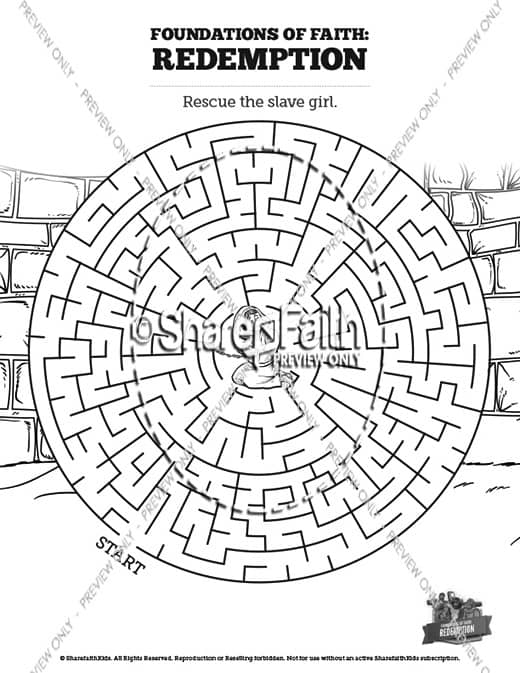Romans 6 Redemption Bible Mazes