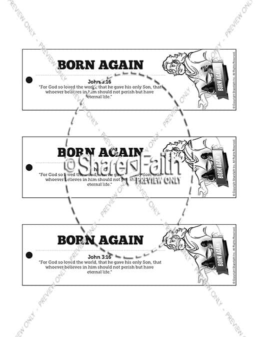 John 3 Born Again Bible Bookmark