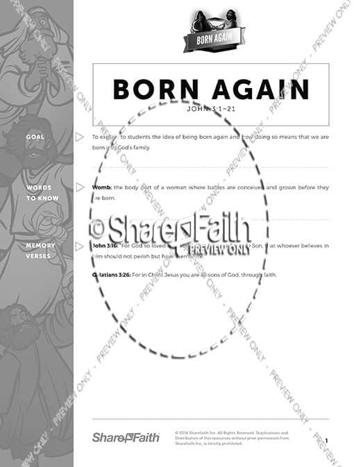 John 3 Born Again Curriculum