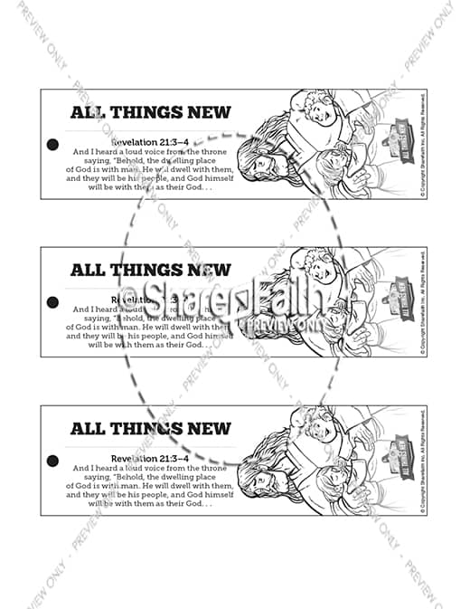 Revelation 21 All Things New Bible Bookmarks