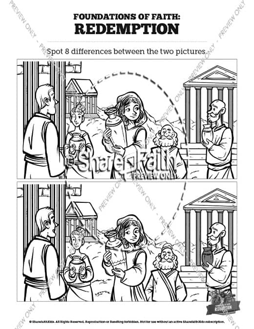 Romans 6 Redemption Kids Spot The Difference