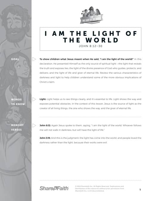 Light Of The World Curriculum