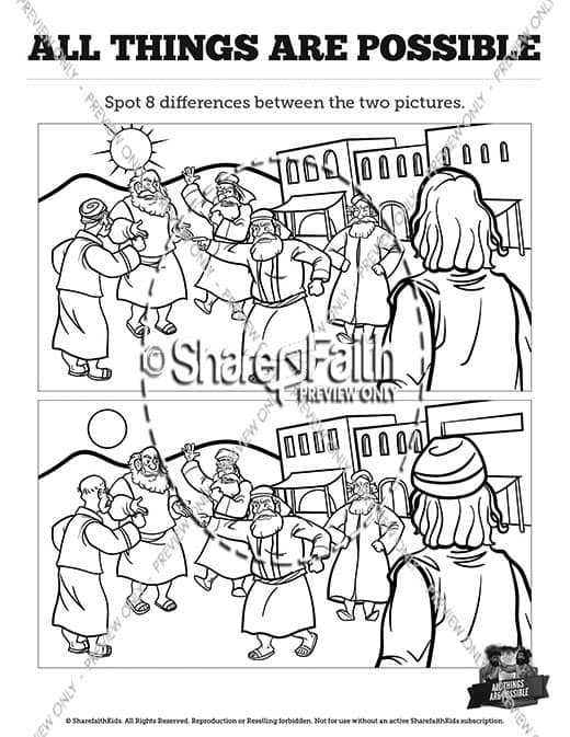 Mark 9 All Things Are Possible Spot the Differences