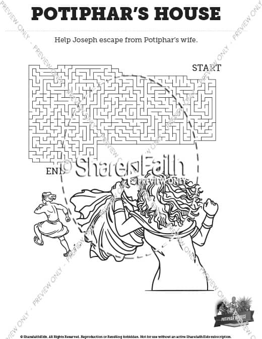 Genesis 39 Potiphar's House: Maze