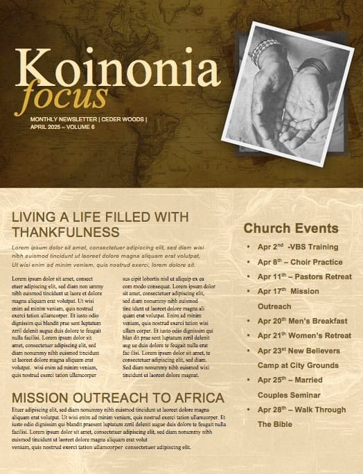 Filled With Compassion International Missions Newsletter