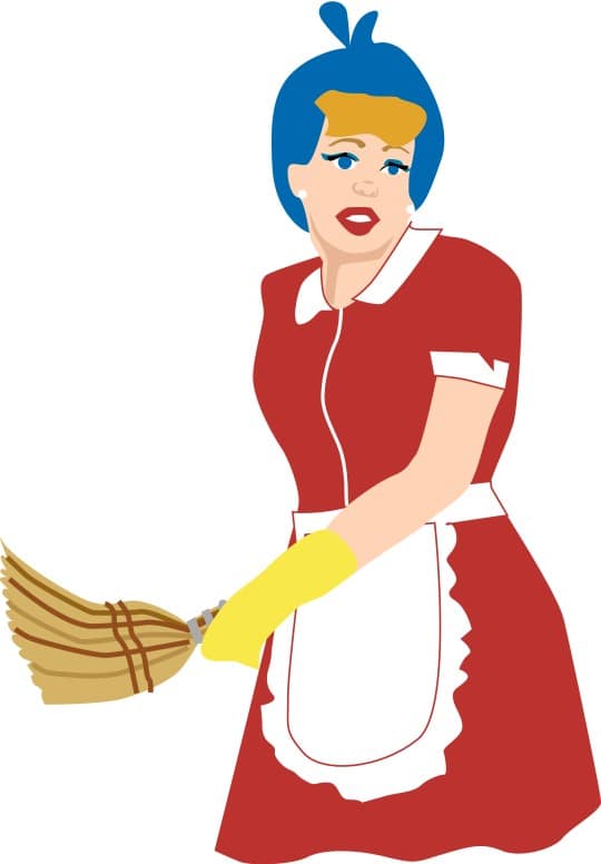 Old Fashioned Maid in Uniform