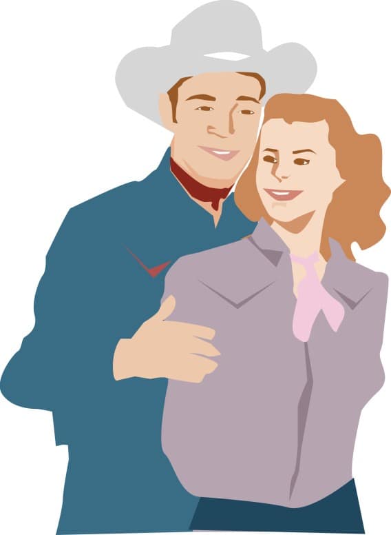 Cowpoke and Little Lady