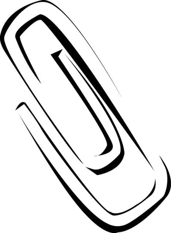 Stylized Paper Clip