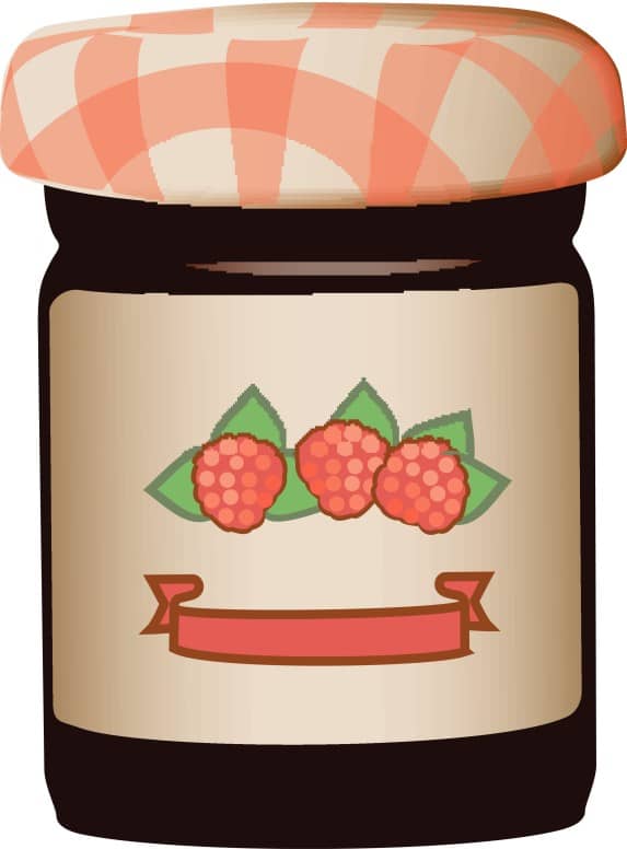 Jar of Raspberry Jam