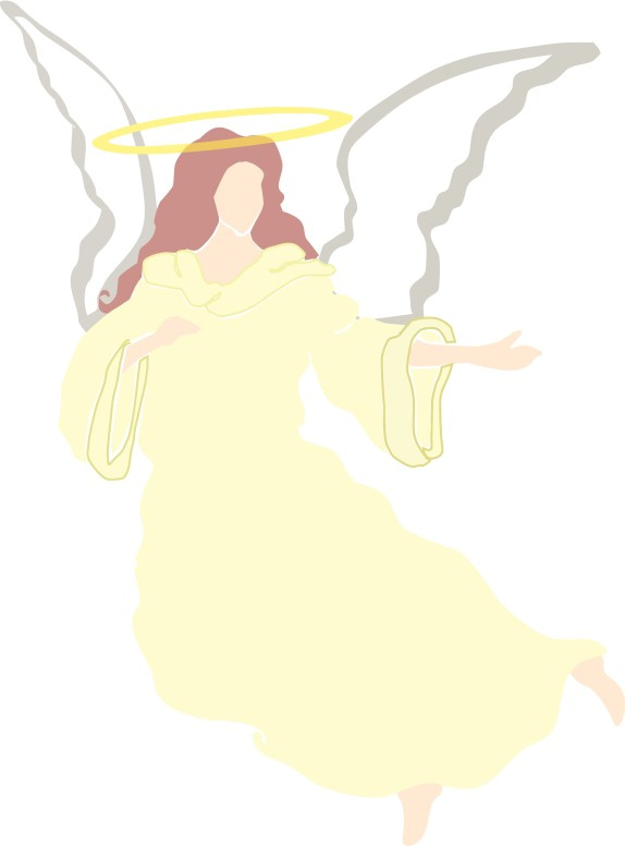 Yellow Angel with Halo